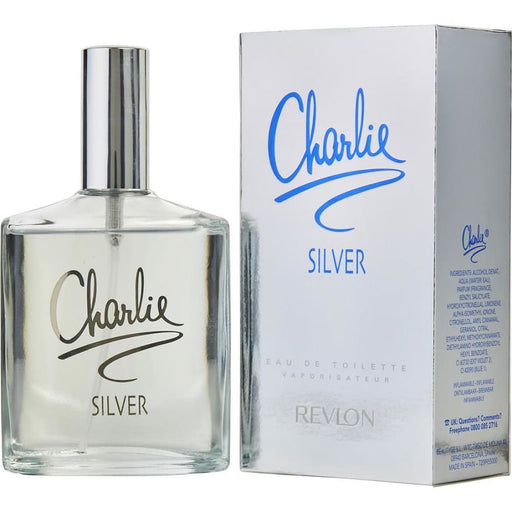 Charlie Silver Edt Spray by Revlon for Women - 100 Ml