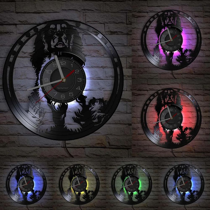 Charming Cavalier King Charles Spaniel Vinyl Clock