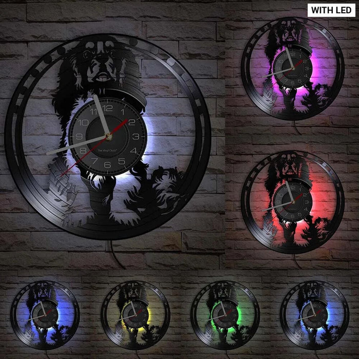 Charming Cavalier King Charles Spaniel Vinyl Clock