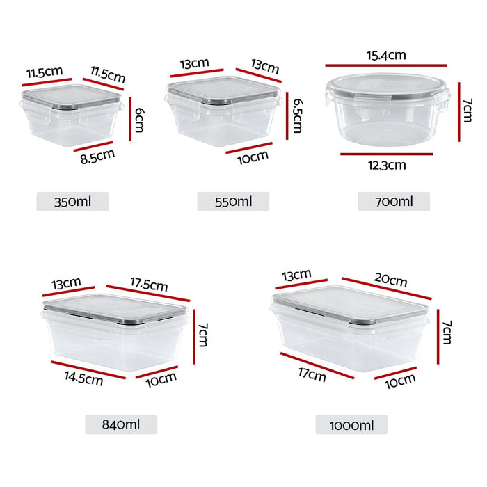 Goslash Picks Chef 16pcs Airtight Food Storage Container