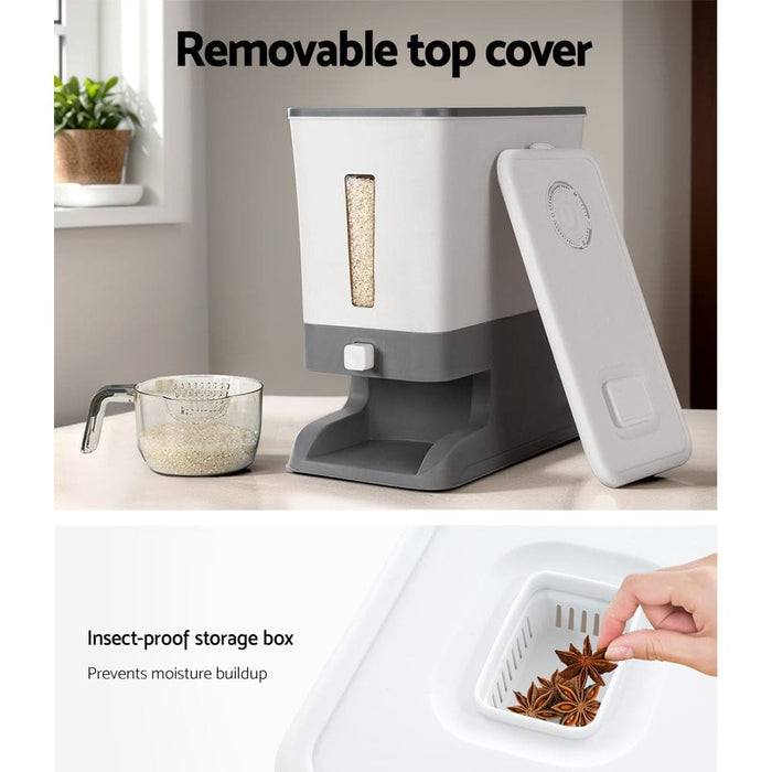 Goslash Picks Chef Rice Cereal Dispenser Grain Container