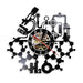 Chemistry Experiments Led Vinyl Record Wall Clock Science