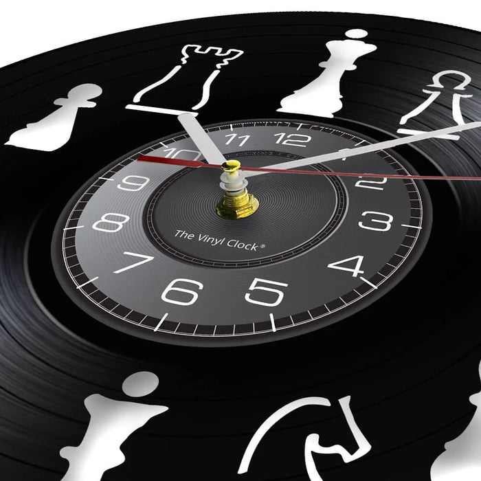 Chess Club Wall Clock