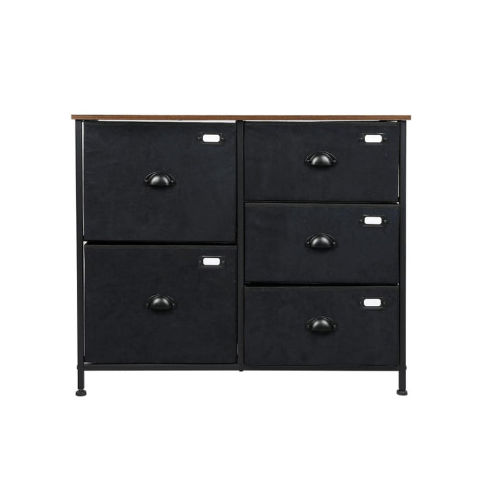 Chest Of 5 Drawers Storage Cabinet Dresser Lowboy Organizer