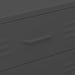 Chest of Drawers Anthracite 80x35x101.5 Cm Steel Ttlxba