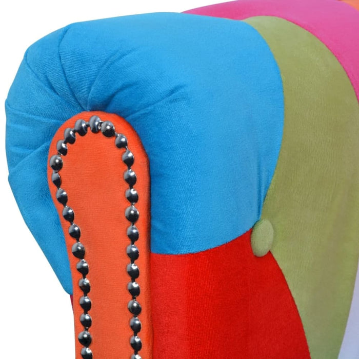 Chesterfield Sofa 2-seater Fabric Xatonb