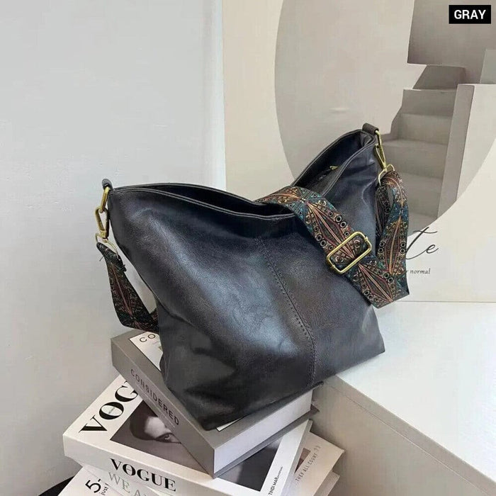 Chic Vintage Pu Leather Shoulder Bag