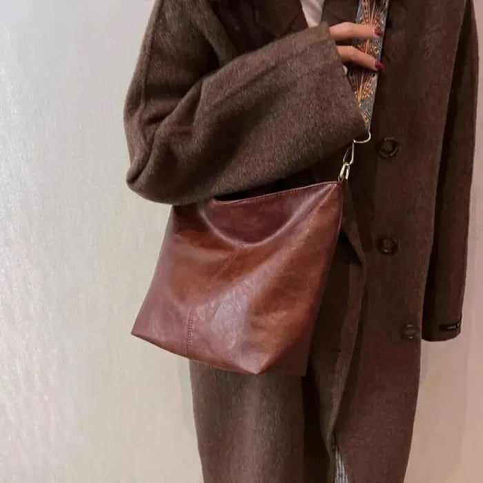 Chic Vintage Pu Leather Shoulder Bag