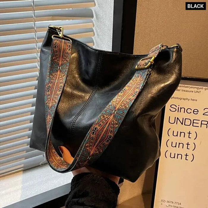 Chic Vintage Pu Leather Shoulder Bag