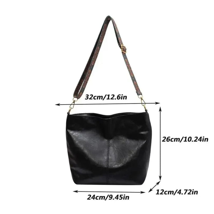 Chic Vintage Pu Leather Shoulder Bag