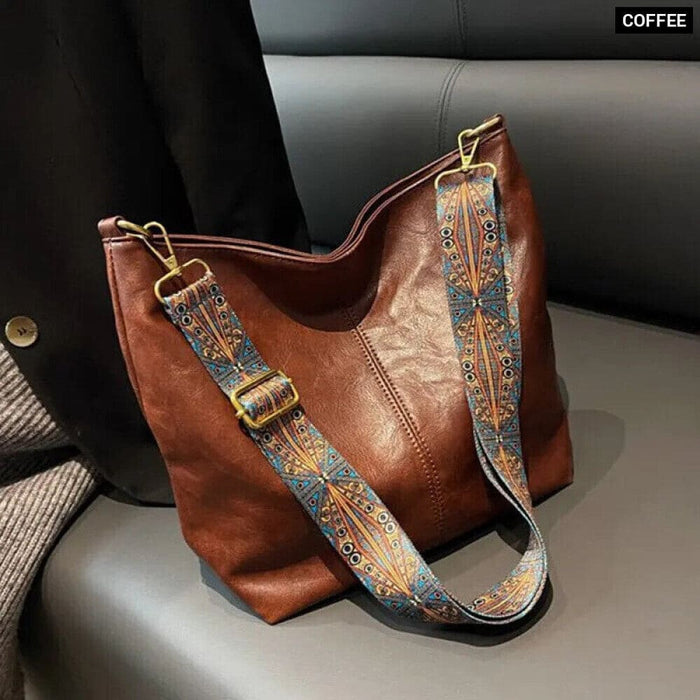 Chic Vintage Pu Leather Shoulder Bag