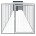 Chicken Cage With Run Anthracite 110x813x110 Cm Galvanised