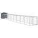 Chicken Cage With Run Anthracite 117x1017x123 Cm Galvanised