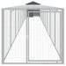 Chicken Cage With Run Anthracite 117x1017x123 Cm Galvanised