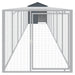 Chicken Cage With Run Anthracite 117x813x123 Cm Galvanised