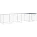 Chicken Cage with Roof Anthracite 403x98x90 Cm Galvanised