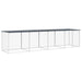 Chicken Cage with Roof Anthracite 403x98x90 Cm Galvanised