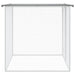 Chicken Cage with Roof Light Grey 103x98x90 Cm Galvanised