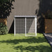 Chicken Cage with Roof Light Grey 103x98x90 Cm Galvanised