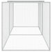 Chicken Cage with Roof Light Grey 203x98x90 Cm Galvanised