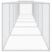 Chicken Cage with Roof Light Grey 603x98x90 Cm Galvanised