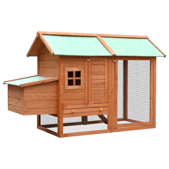 Chicken Cage Solid Pine & Fir Wood Oiblaa