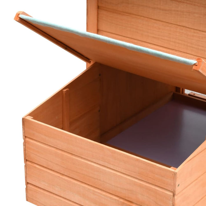 Chicken Cage Solid Pine & Fir Wood Oiblaa