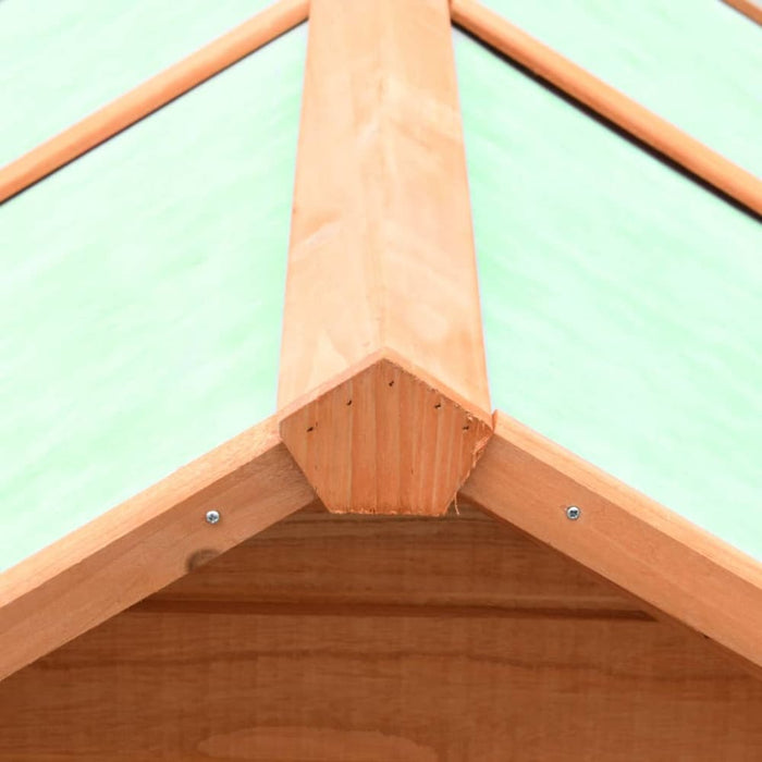 Chicken Cage Solid Pine & Fir Wood Oiblaa