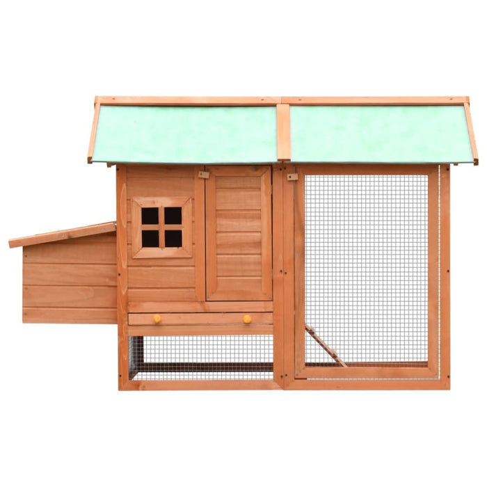 Chicken Cage Solid Pine & Fir Wood Oiblaa