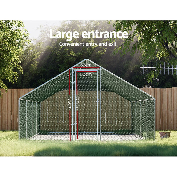 Chicken Coop Cage Run Rabbit Hutch Large Walk in Hen House