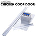 Chicken Coop Door with Digital Lcd Screen to Manage Timer