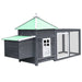 Nz Local Stock-chicken Coop with Nest Box Grey Solid