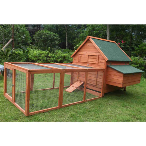 Xl Chicken Coop Rabbit Hutch Ferret Cage Hen Chook Cat