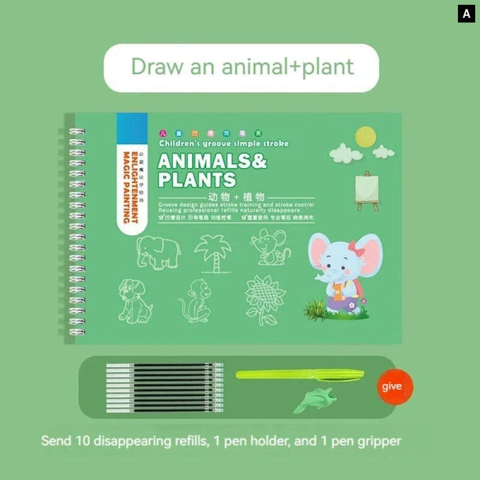 Chinese English Copybooks With Disappearing Ink Pen