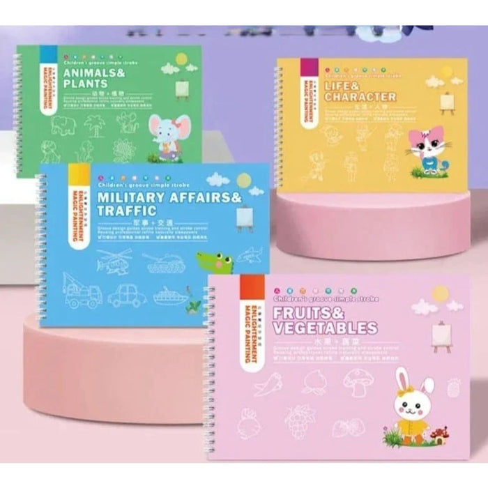 Chinese English Copybooks With Disappearing Ink Pen