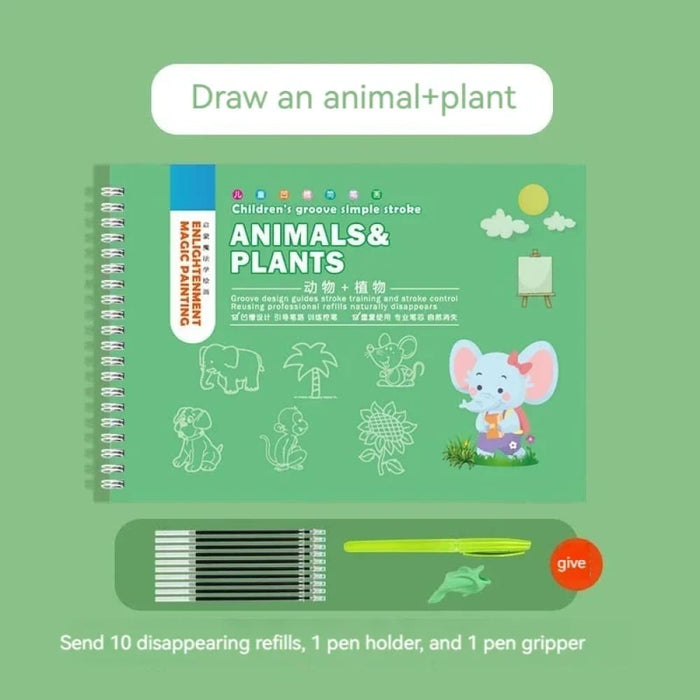 Chinese English Copybooks With Disappearing Ink Pen