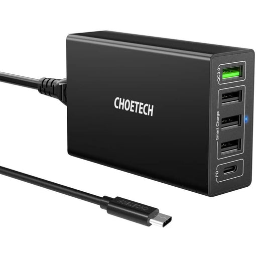Choetech Q34u2q 5 - port 60w Pd Charger With 30w Power