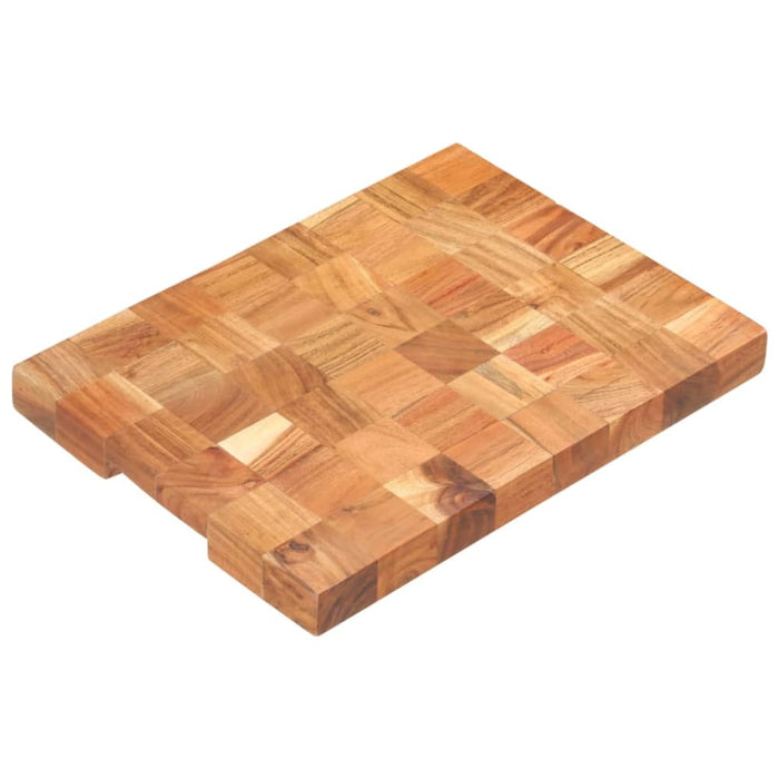 Chopping Board 40x30x3.8 Cm Solid Acacia Wood Xnlpio