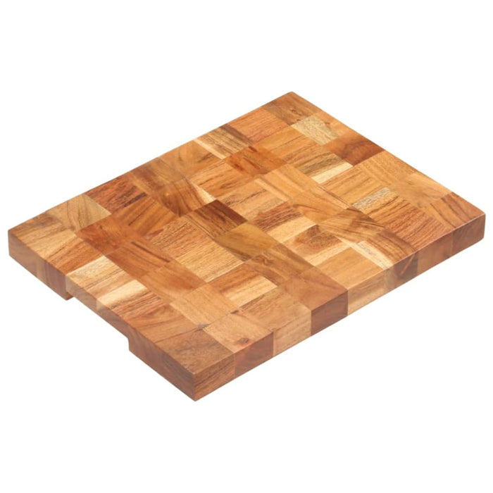 Chopping Board 40x30x3.8 Cm Solid Acacia Wood Xnlpio