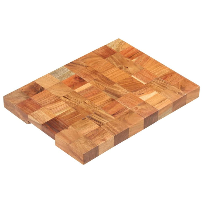 Chopping Board 40x30x3.8 Cm Solid Acacia Wood Xnlpio