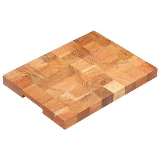 Chopping Board 40x30x3.8 Cm Solid Acacia Wood Xnlpio