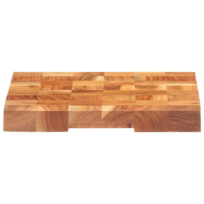 Chopping Board 40x30x3.8 Cm Solid Acacia Wood Xnlpio