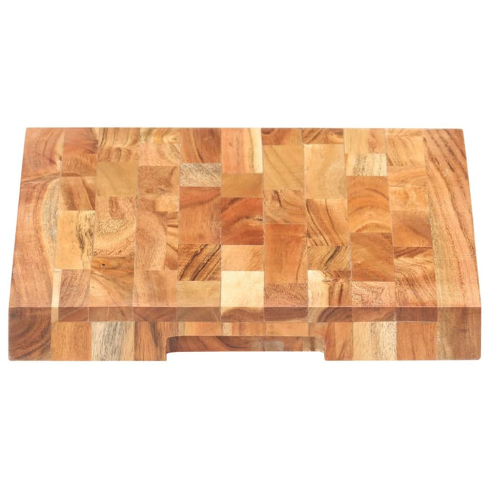 Chopping Board 40x30x4 Cm Solid Acacia Wood Xnlpln