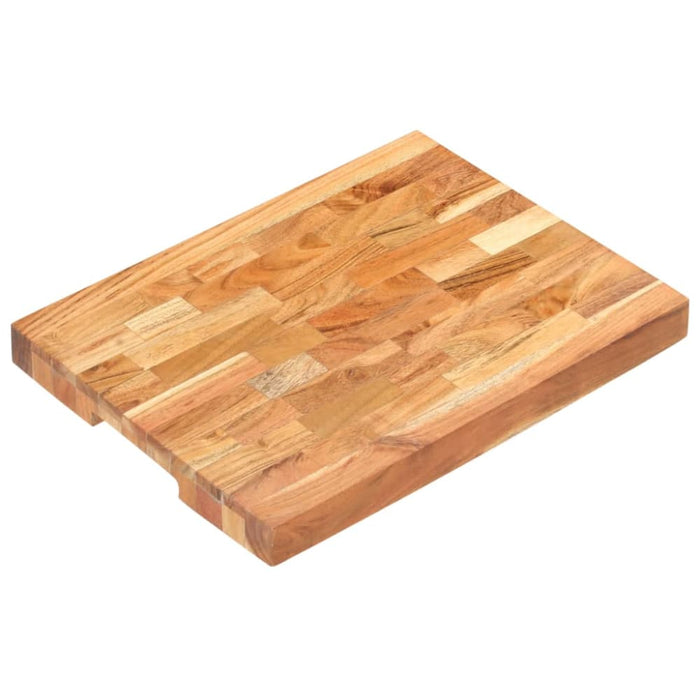 Chopping Board 40x30x4 Cm Solid Acacia Wood Xnlpln