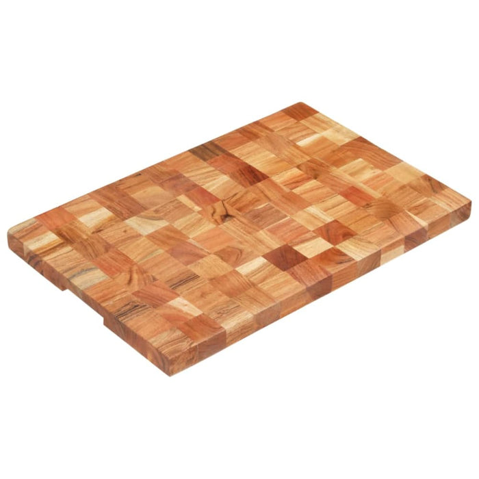 Chopping Board 60x40x3.8 Cm Solid Acacia Wood Xnlpit