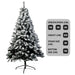 Christabelle Snow-tipped Artificial Christmas Tree 2.1m