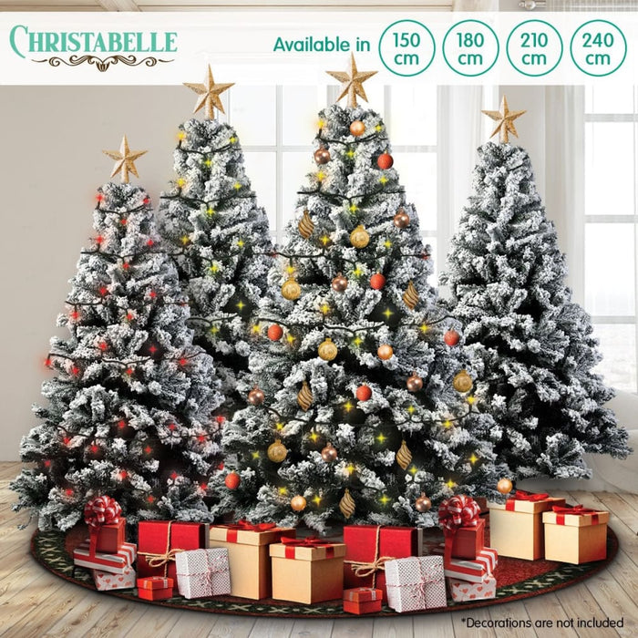Christabelle Snow-tipped Artificial Christmas Tree 2.1m