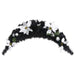 Christmas Arch with Led Lights Black 90 Cm Pvc Txbkno