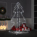 Christmas Cone Tree 200 Leds Indoor and Outdoor 98x150 Cm