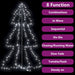 Christmas Cone Tree 200 Leds Indoor and Outdoor 98x150 Cm